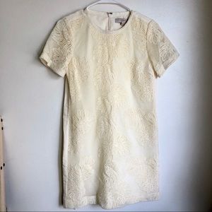 Textured shift dress